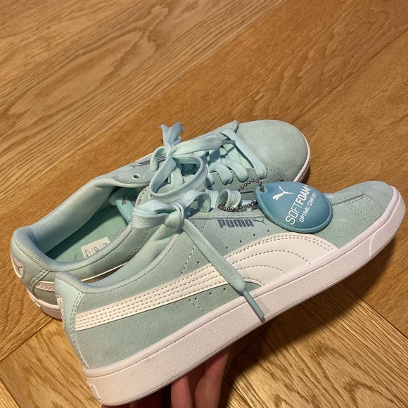 [Brand New] Women’s PUMA Soft Form+ optimal comfort sneakers in mint green - Picture 6 of 12